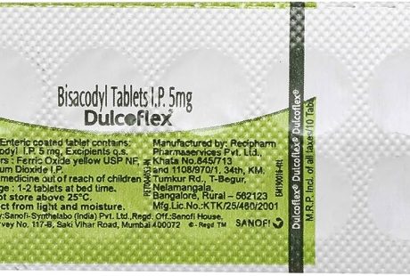 Dulcoflex Tablet का उपयोग