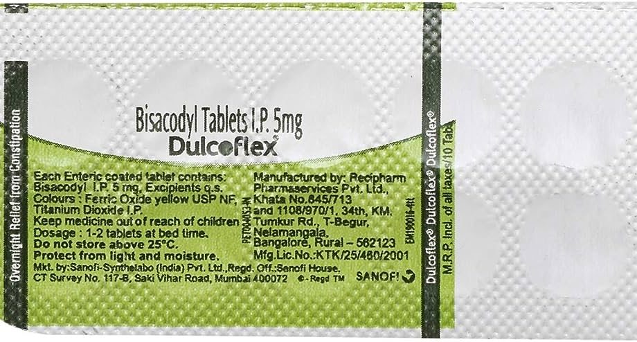 डलकोफ्लेक्स टेबलेट (Dulcoflex Tablet)