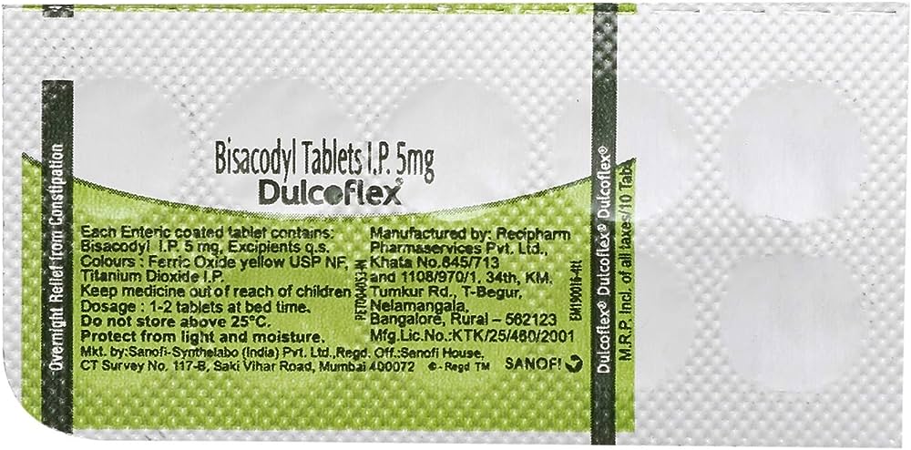 Dulcoflex Tablet का उपयोग